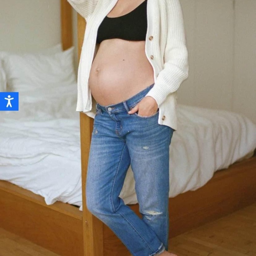 Hatch Boyfriend maternity jeans size 27